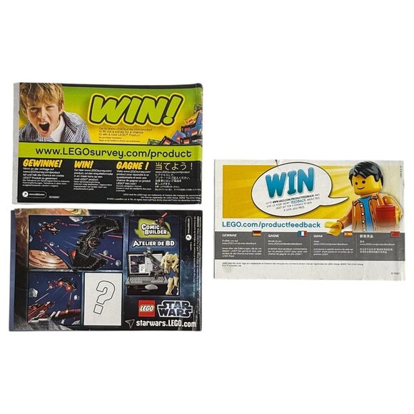 Lot Of 10 LEGO Star Wars Instruction Manuals For Sets 8083 8088 9497 7669 7681 7 - Picture 7 of 7